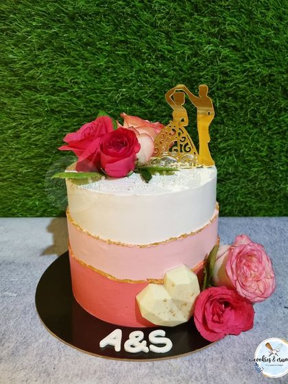 Devaagya Chawla - Custom Eggless Cakes Engagement, Wedding & Anniversary Cakes photo 24