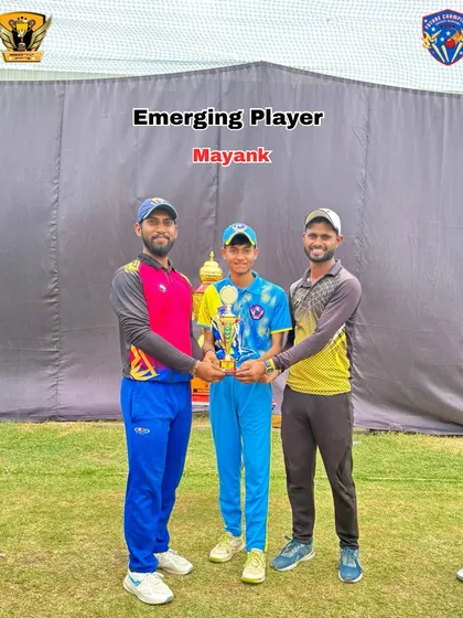 The Emerging Player award goes to Mayank for his promising performance.