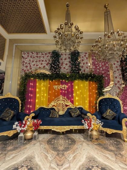 The Trendy Party - Wedding & Pre-Wedding Event Decoration Vibrant Haldi & Mehendi Setups photo 6