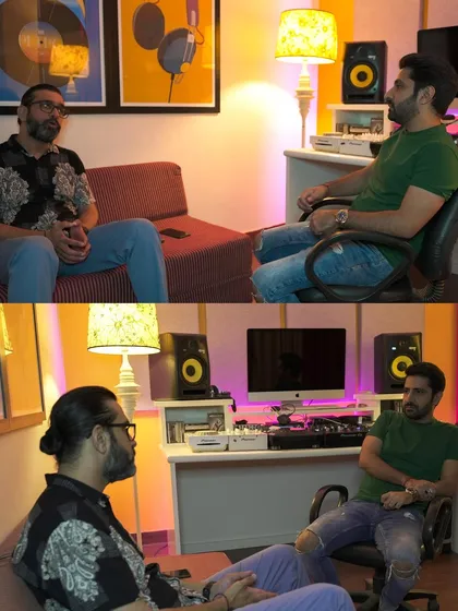 Mentorship goes beyond the technical skills. We have detailed discussions about the industry, building a brand, and finding your unique artistic voice, as seen here in a one on one session at the academy.