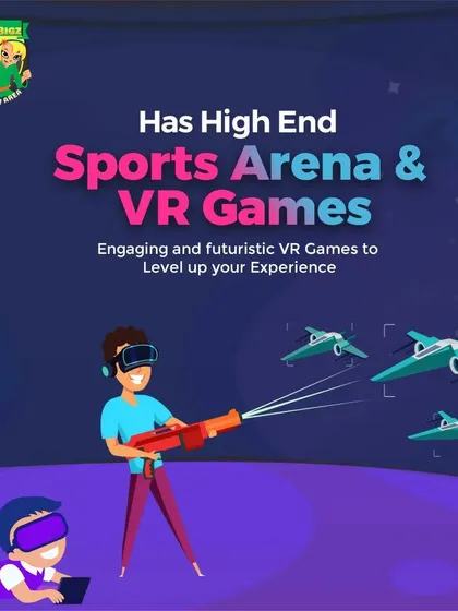 This post showcases our high-end Sports Arena and futuristic VR games, which level up the experience for older kids and teens.