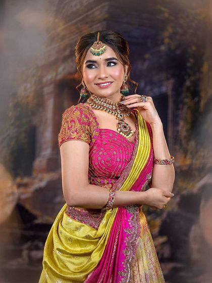 Deepika Makeup and Hair - Professional Makeup & Hair Academy Elegant North Indian & Fusion Bridal Styles photo 24
