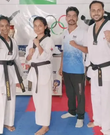 Our senior black belt female students, who serve as inspirations for the younger girls in the academy.