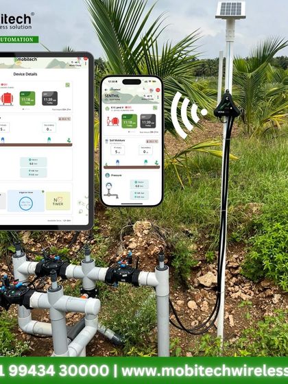 The powerful Dcon Ag smart irrigation controller, now available on all devices including phones, tablets, and desktops for seamless control.