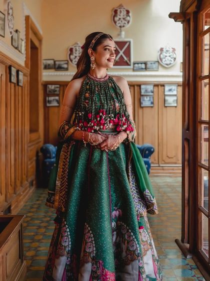 Vibrant Haldi & Mehendi Celebrations photo 16