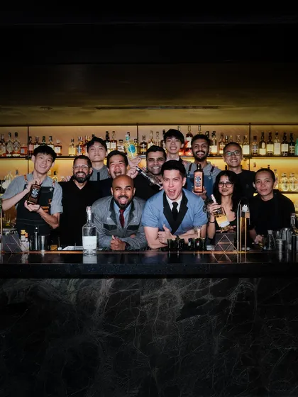 The teams from Lair and Reka Bar, side-by-side after a successful takeover in Kuala Lumpur. These collaborations are built on community and shared passion. It’s more than just a guest shift; it’s about building lasting friendships across the global bar scene.