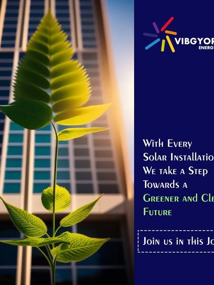 With every solar installation, we take a step towards a greener and cleaner future. Join us on this journey to create a world where clean air is not a dream, but a reality.