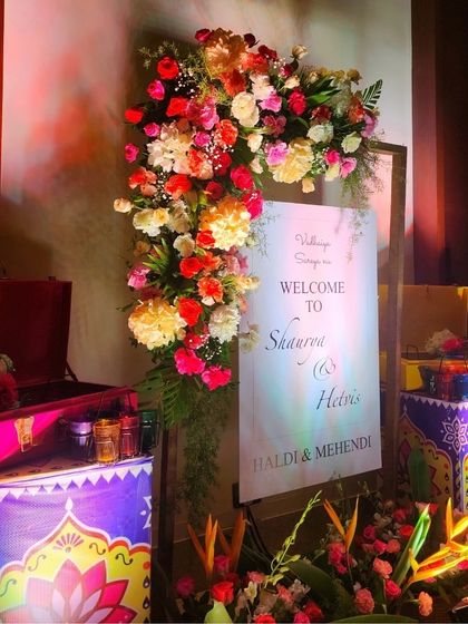 Vibrant Haldi & Mehendi Setups photo 25