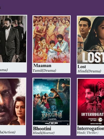 From action-packed Kannada films to Hindi thrillers, here's a look at what's new on ZEE5. Enjoy a cinematic experience for your favorite regional and Bollywood movies.