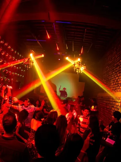 Taking the energy to the City of Joy. This is Roxy at The Park, Kolkata, during one of my sets, with the crowd fully immersed in the lights and the groovy beats. I bring this vibe wherever I go.