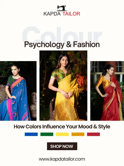 Wear your mood, own your style. This post explores the psychology of color in fashion, showing how different hues like blue, yellow, and red can influence your mood and style.