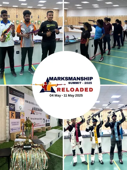 This collage captures the spirit of our Marksmanship Summit, showing the range in action, the coveted trophies, and the proud winners who made the event a success.