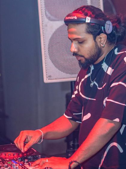 These shots capture me in my element, from different angles and at various events. Each one is a glimpse into my life as a music maker, focused on the craft and connecting with the crowd.