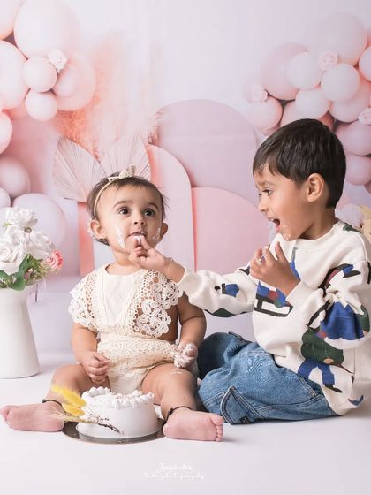 First Birthday & Cake Smash Fun photo 48