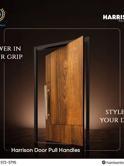 The first impression of your home starts at the door. My door pull handles are designed to offer both power in your grip and style at your door, combining robust construction with elegant design to elevate your entryway.