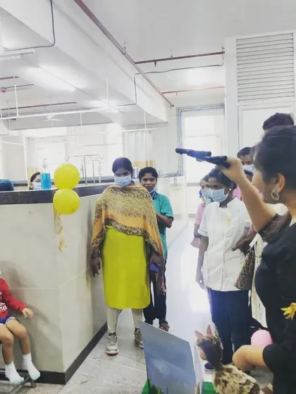 Bringing smiles to the pediatric oncology ward at St. John's hospital was one of our most memorable shows. Sharing stories in this space is a powerful reminder of how art can bring light and joy.