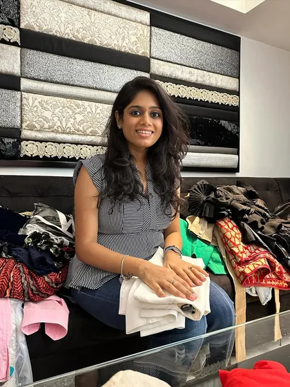 Even while pregnant, I found so much joy in my work. Folding and organizing is a calming, meditative process for us.