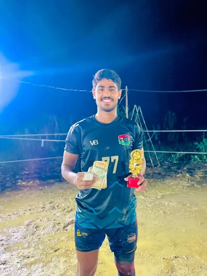 Another one of our talented players celebrating his win and selection for the Under-18 National Championship.