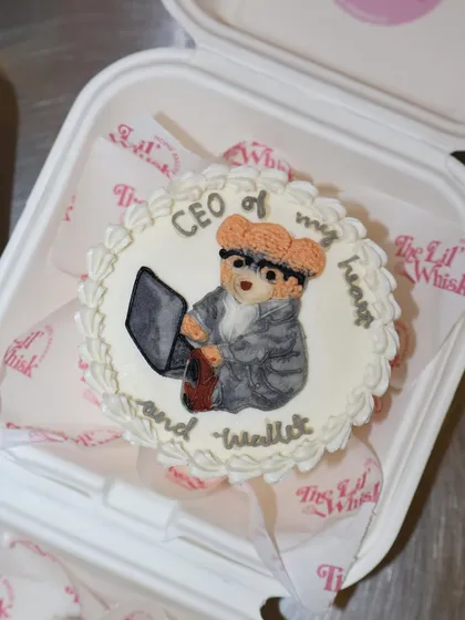 For the "CEO of my heart and wallet," this funny and adorable teddy bear cake is the perfect way to thank dad for everything he does.