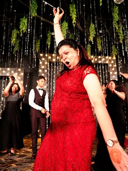 The dance floor is for everyone. Capturing guests of all ages letting loose and having a great time is what it's all about.