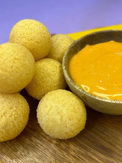 Crispy on the outside, gooey on the inside. My cheese balls served with a special in-house dip are the ultimate comfort food appetizer.