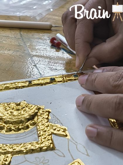 BrainArt Studio - Adult Art & Craft Workshops Tanjore Painting: The Royal Art photo 30