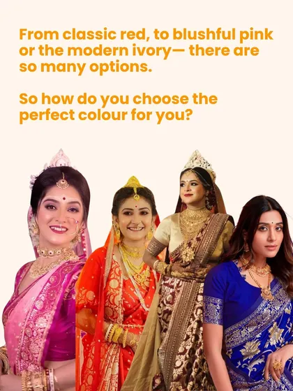 From classic red to modern ivory, there are so many options. This post introduces the concept of choosing the perfect color for your Banarasi saree.