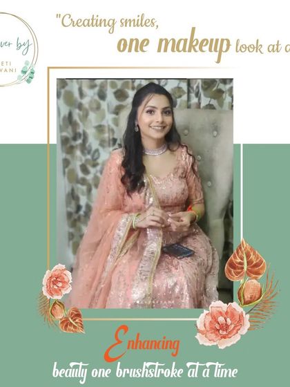 Creating smiles, one makeup look at a time. This image showcases a happy client, embodying the goal of enhancing beauty with every brushstroke.