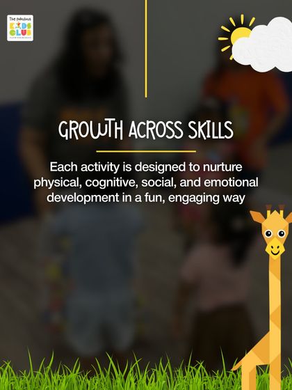 We focus on growth across all skills. Each activity is designed to nurture physical, cognitive, social, and emotional development in a fun and engaging way.