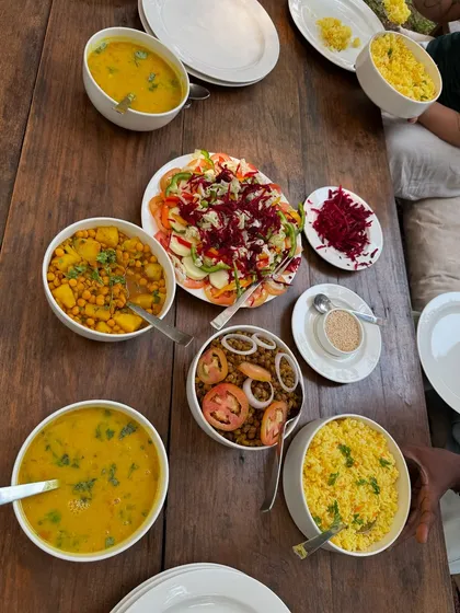 Nourishment is a core part of every retreat. Our meals are a celebration of fresh, vibrant, and often farm to table ingredients, prepared with love. We believe that what you eat is a vital part of your healing journey.