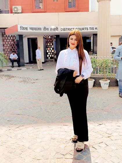 Back at Tis Hazari Courts. I believe in planting the seeds of hard work every day, because that is what ultimately leads to a successful harvest in the courtroom.