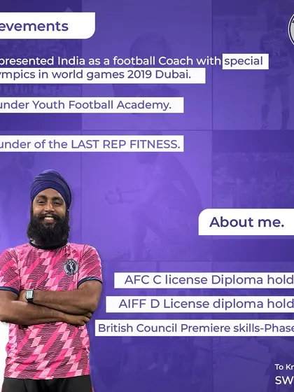 A look at the credentials of our founder, Kishan Singh Juneja. With AFC and AIFF licenses and international coaching experience, we offer expert, personalized training.