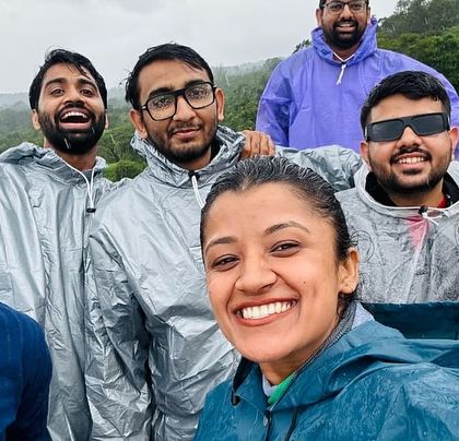 A happy group selfie from our Wayanad tour. We make sure our trips are fun and memorable.