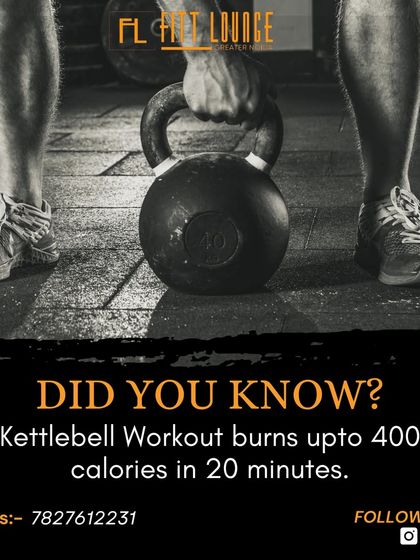 Did you know a kettlebell workout can burn up to 400 calories in just 20 minutes? It's a highly effective tool for both strength and cardio.