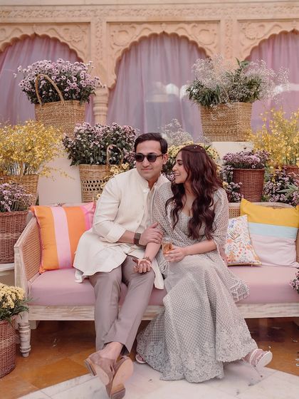 Vibrant Haldi & Mehendi Functions photo 9