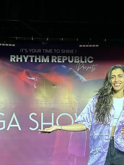 This image captures the pride and excitement of our student showcase. It's a testament to the dedication of our dancers and the supportive environment we foster at Rhythm Republic.