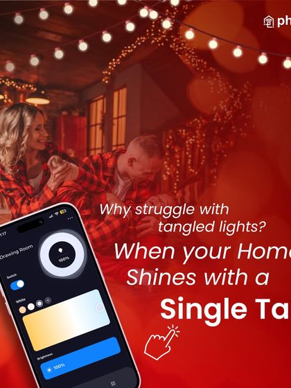 Why struggle with tangled festive lights? My smart lighting solutions let your home shine with a single tap, making holiday decorating simple, fun, and beautiful.