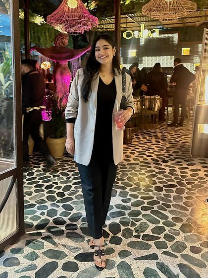 A candid shot from a recent evening out at Coba in Delhi. I love the ambiance of this place.