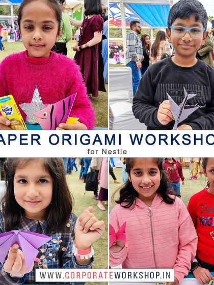 More happy faces from our Paper Origami workshop. We teach children how to create various shapes and animals, improving their fine motor skills and encouraging patience.