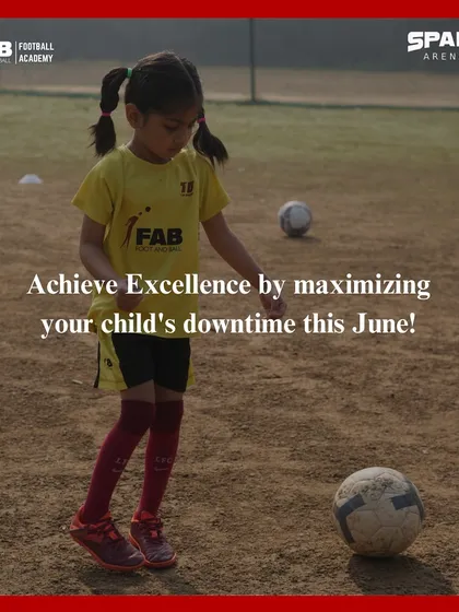 Achieve excellence by maximizing your child's downtime this June. Our 1-on-1 training is designed to elevate your child's football skills.
