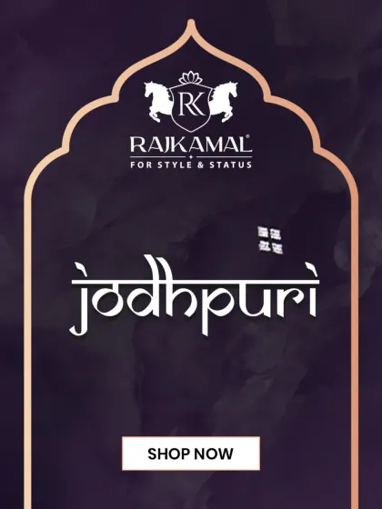 A promotional graphic for my Jodhpuri collection, capturing the essence of elegance, tradition, and power.