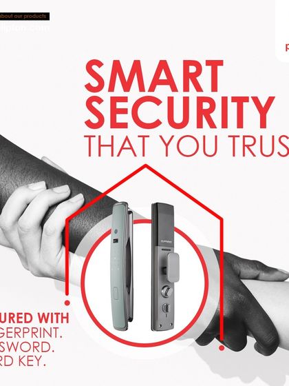 This is smart security that you can trust. My locks are secured with multiple layers of access, including fingerprint, password, and card key, giving you flexible and reliable protection.
