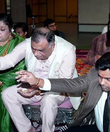 The inauguration ceremony of our new office was a family affair, reflecting our deep-rooted cultural values.