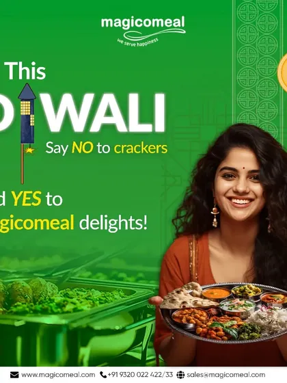 This Diwali, say no to crackers and yes to my delicious delights. I offer a flavorful and safe way to celebrate the festival of lights at your workplace.