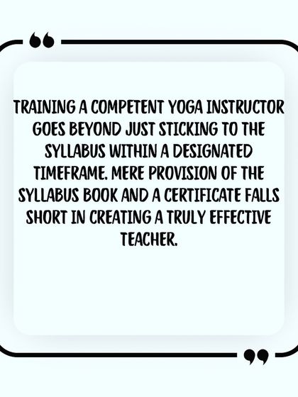 A truly effective teacher is not created by just a syllabus book and a certificate. Our training goes beyond the curriculum to instill the real qualities of a competent yoga instructor.