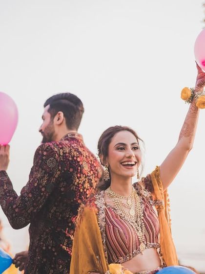 That Big Day - Wedding Photography & Videography A Kaleidoscope of Joy: Haldi, Mehendi & Sangeet photo 17