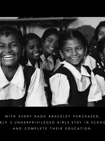 We believe in jewelry that makes a statement and a difference. With every purchase of our Altruist Kada Bracelet, designed by JJ Valaya, you help support the education of underprivileged girls in India through our partnership with CRY.