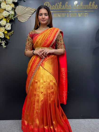 South Indian Bridal Drapes photo 82