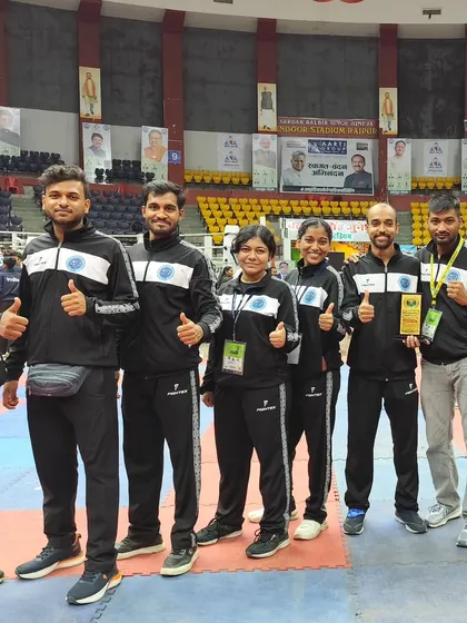 I stand with my team of six athletes from Legends Martial Arts Academy who represented Delhi at the Senior Nationals Kickboxing Championship. Their unity and spirit are the backbone of our success.