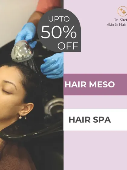 We offer a range of services to pamper your hair, including nourishing Hair Meso treatments and relaxing Hair Spas. Take advantage of our special offers to give your hair the care it deserves.